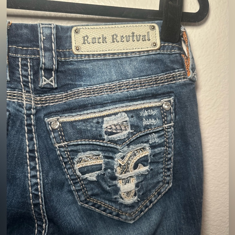 Rock Revival Blue Boot Cut Jeans